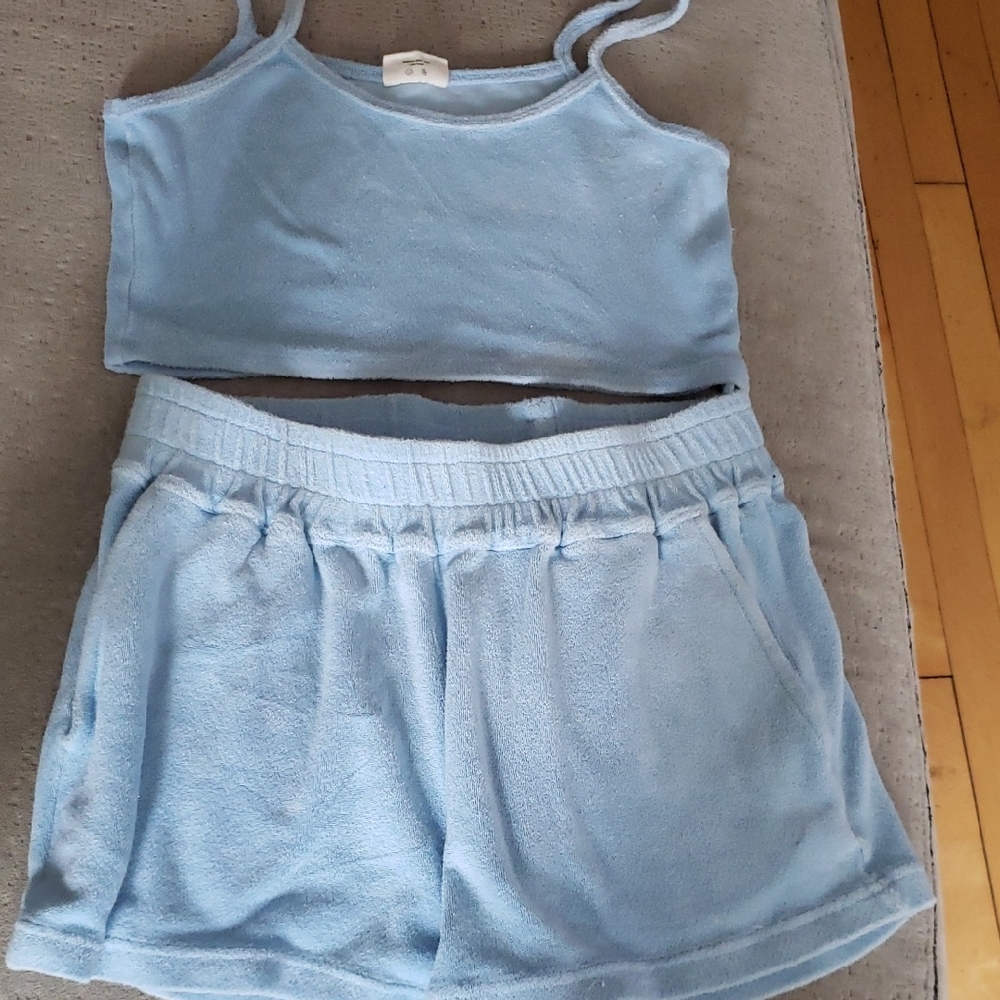 Stone Fox Wear Light Blue Women's Swim Coverup Set